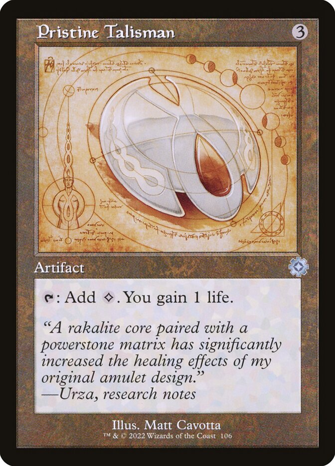 Pristine Talisman - Schematic