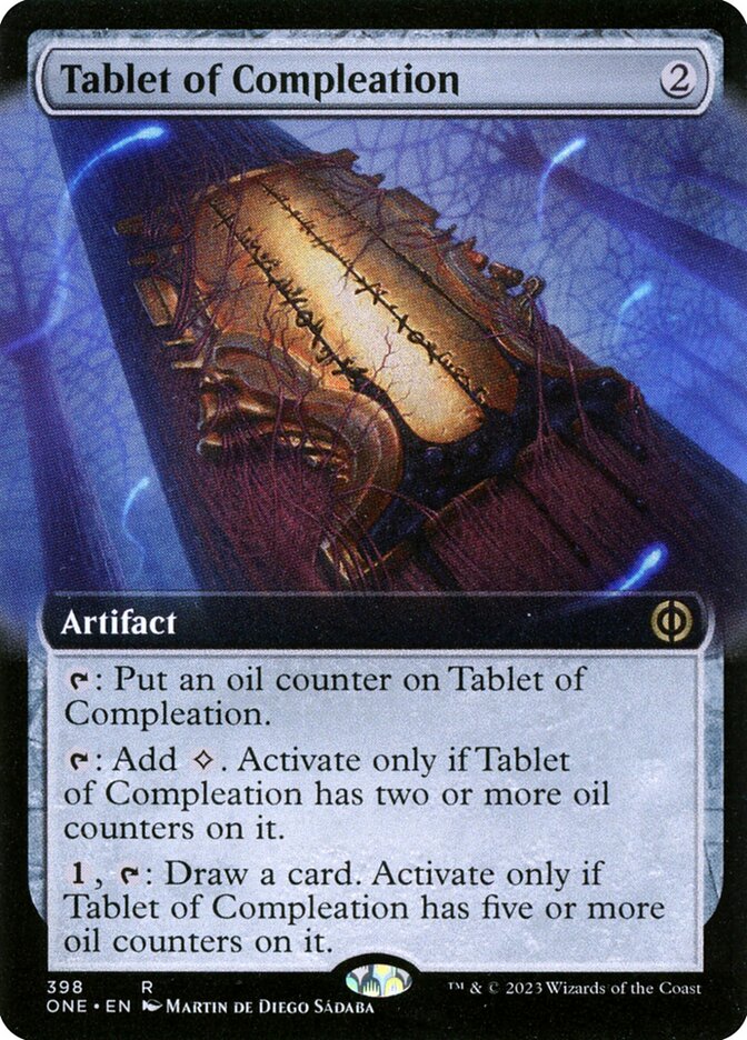 Tablet of Compleation - Extended Art - Foil