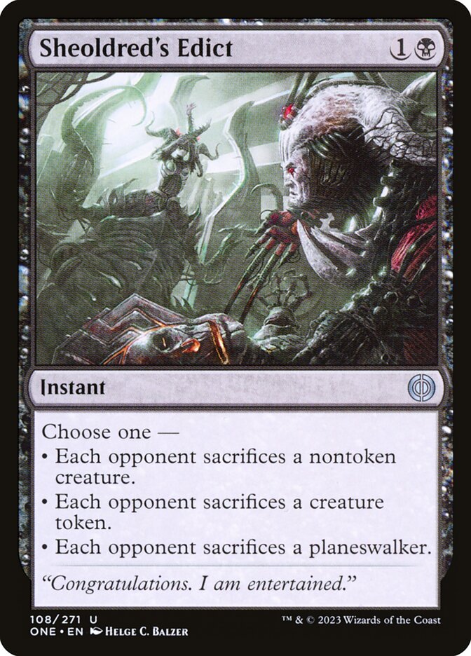 Sheoldred's Edict - Foil