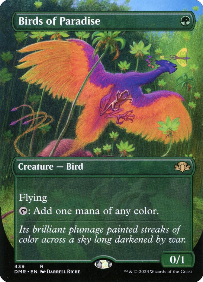 Birds of Paradise - Borderless - Foil