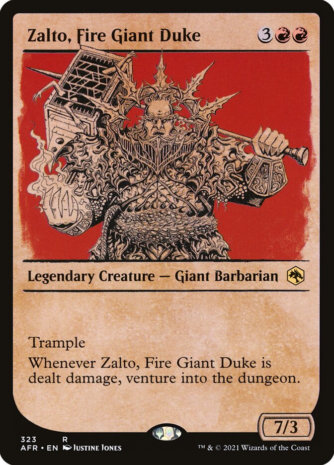 Zalto, Fire Giant Duke - Showcase