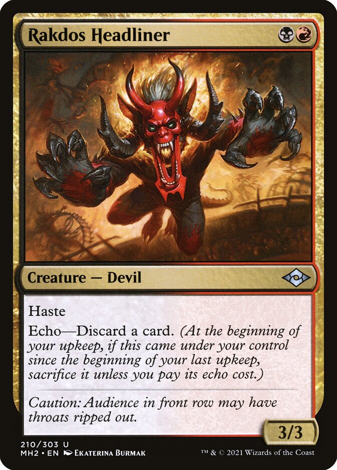 Rakdos Headliner - Foil
