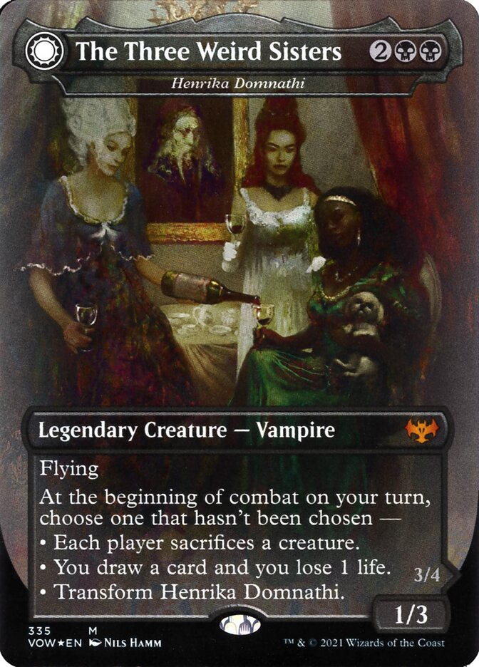 The Three Weird Sisters // Fiends of Darkest Night (Henrika Domnathi // Henrika, Infernal Seer) - Borderless Dracula Series