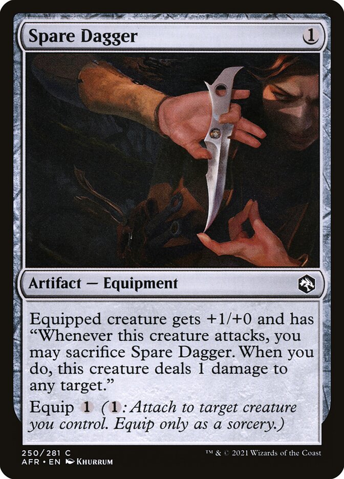 Spare Dagger - Foil