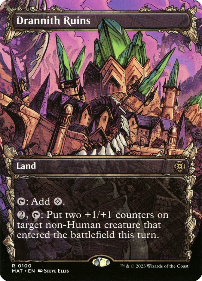 Drannith Ruins - Borderless - Foil