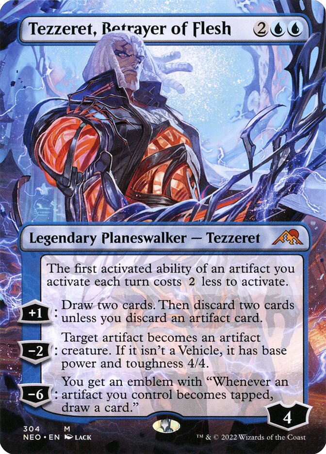 Tezzeret, Betrayer of Flesh - Borderless - Foil