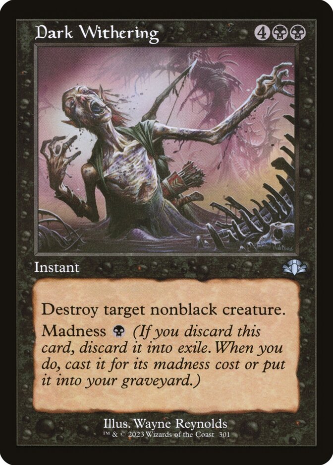 Dark Withering - Retro Frame - Foil