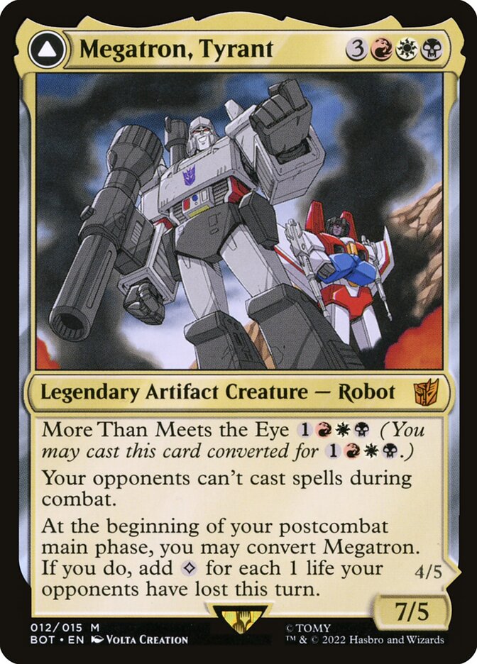 Megatron, Tyrant // Megatron, Destructive Force - Foil