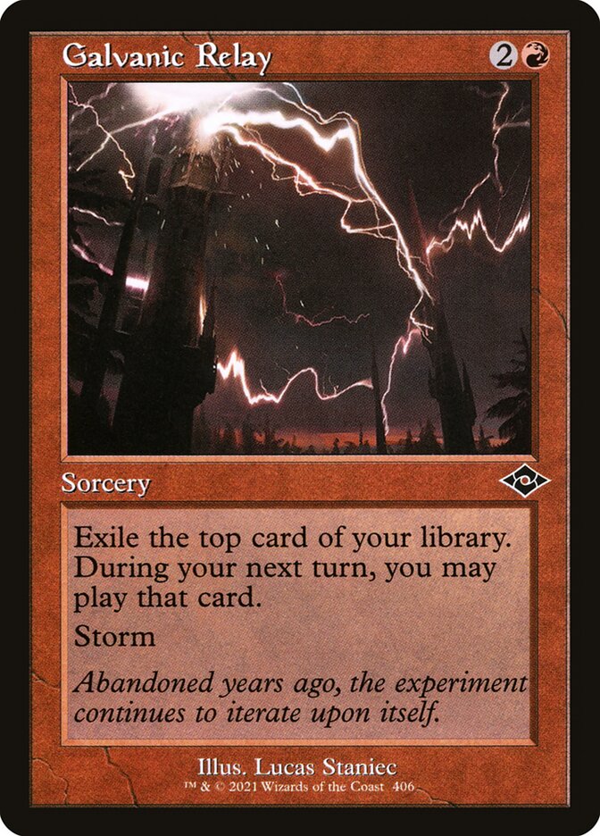 Galvanic Relay - Retro Frame - Foil