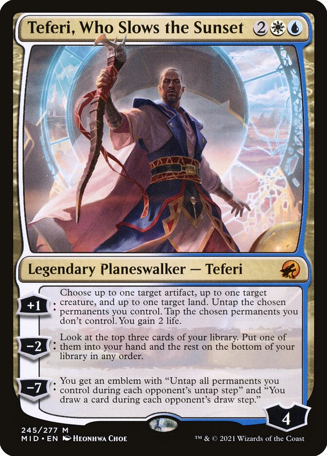 Teferi, Who Slows the Sunset - Foil