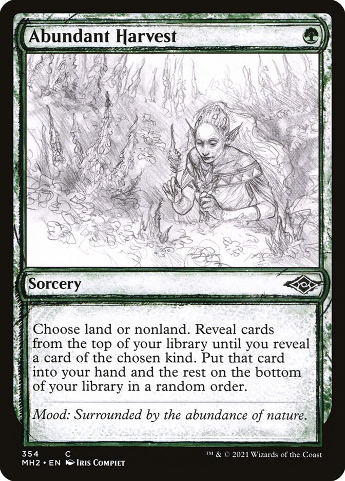 Abundant Harvest - Sketch Art - Foil