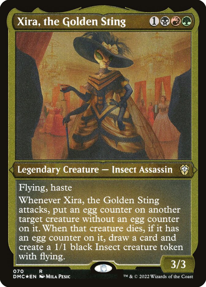 Xira, the Golden Sting - Etched - Foil