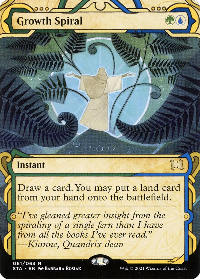 Growth Spiral - Borderless - Foil