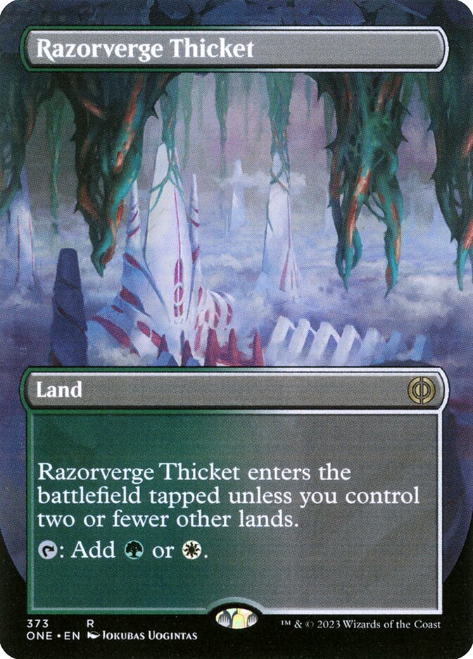 Razorverge Thicket - Borderless - Foil