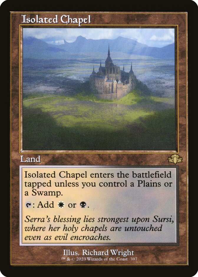 Isolated Chapel - Retro Frame - Foil