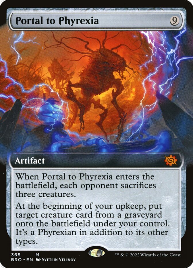 Portal to Phyrexia - Extended Art - Foil