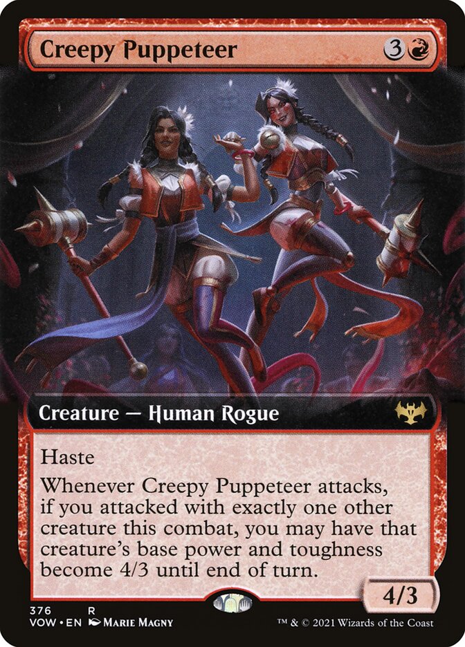 Creepy Puppeteer - Extended Art - Foil