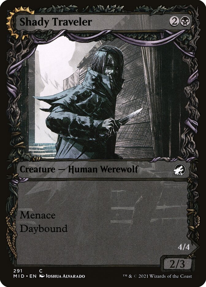 Shady Traveler // Stalking Predator - Foil