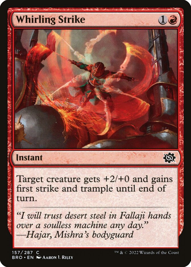 Whirling Strike - Foil