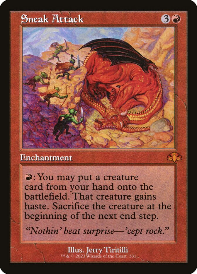 Sneak Attack - Retro Frame
