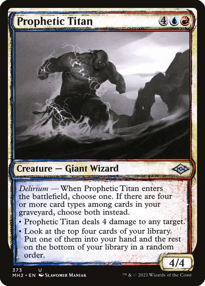 Prophetic Titan - Sketch Art - Foil