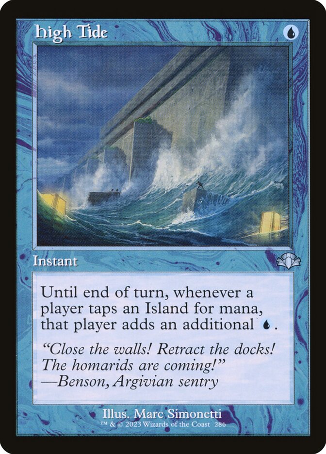 High Tide - Retro Frame - Foil