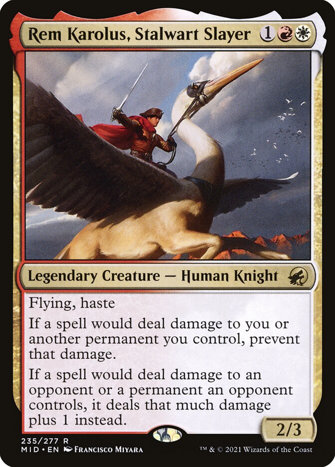 Rem Karolus, Stalwart Slayer - Foil