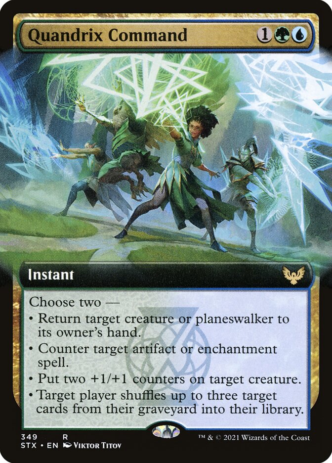 Quandrix Command - Extended Art - Foil