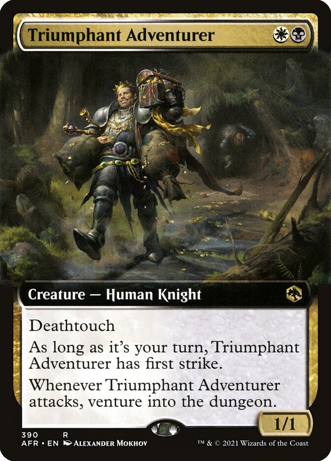 Triumphant Adventurer - Extended Art