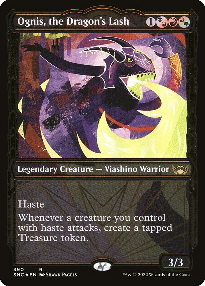 Ognis, the Dragon's Lash - Gilded - Foil