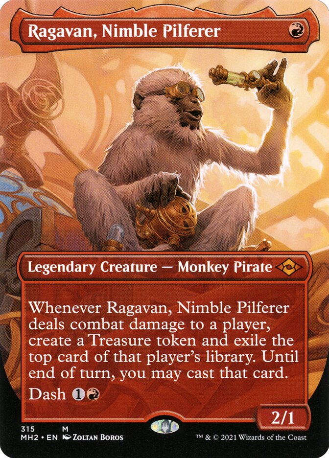 Ragavan, Nimble Pilferer - Borderless - Foil