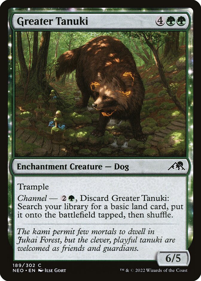 Greater Tanuki - Foil