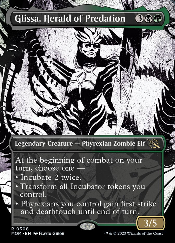 Glissa, Herald of Predation - Borderless - Foil