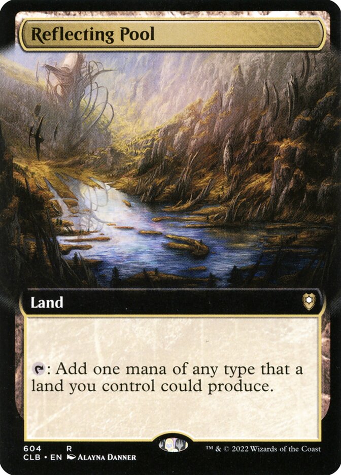 Reflecting Pool - Extended Art - Foil