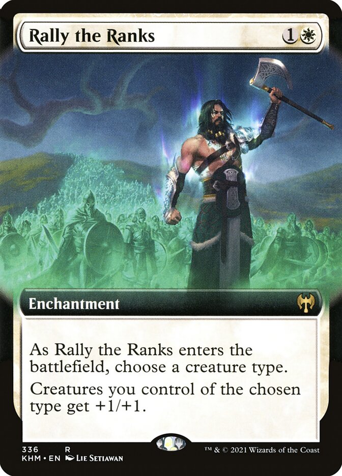 Rally the Ranks - Extended Art - Foil