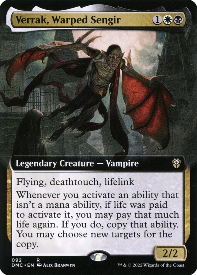 Verrak, Warped Sengir - Extended Art - Foil
