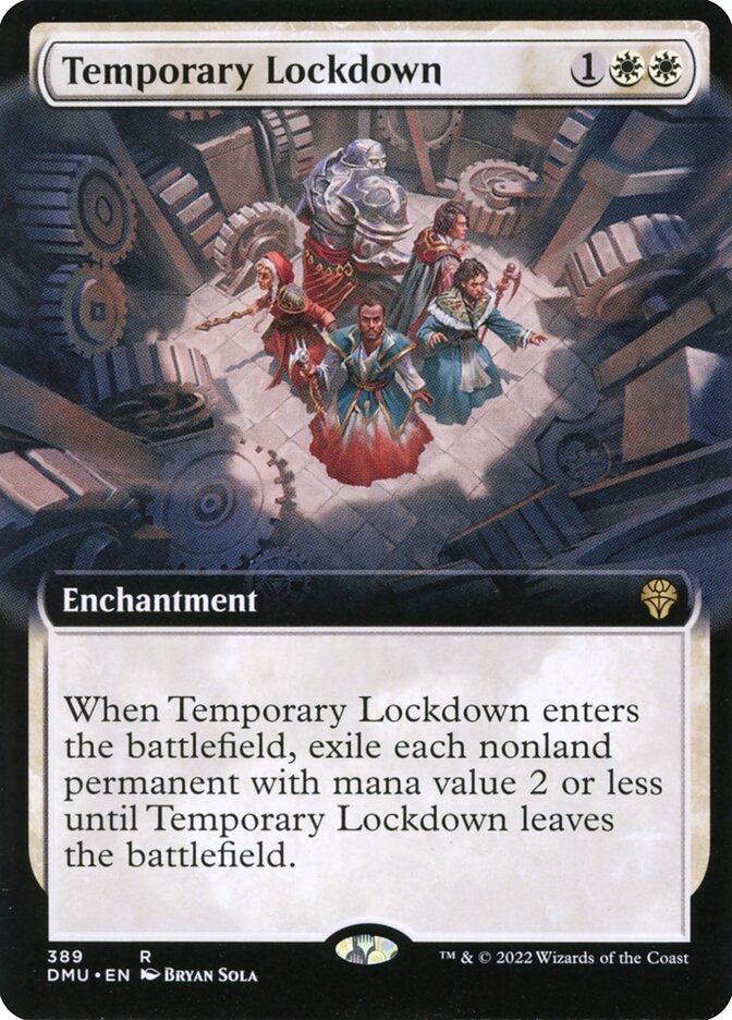 Temporary Lockdown - Extended Art - Foil