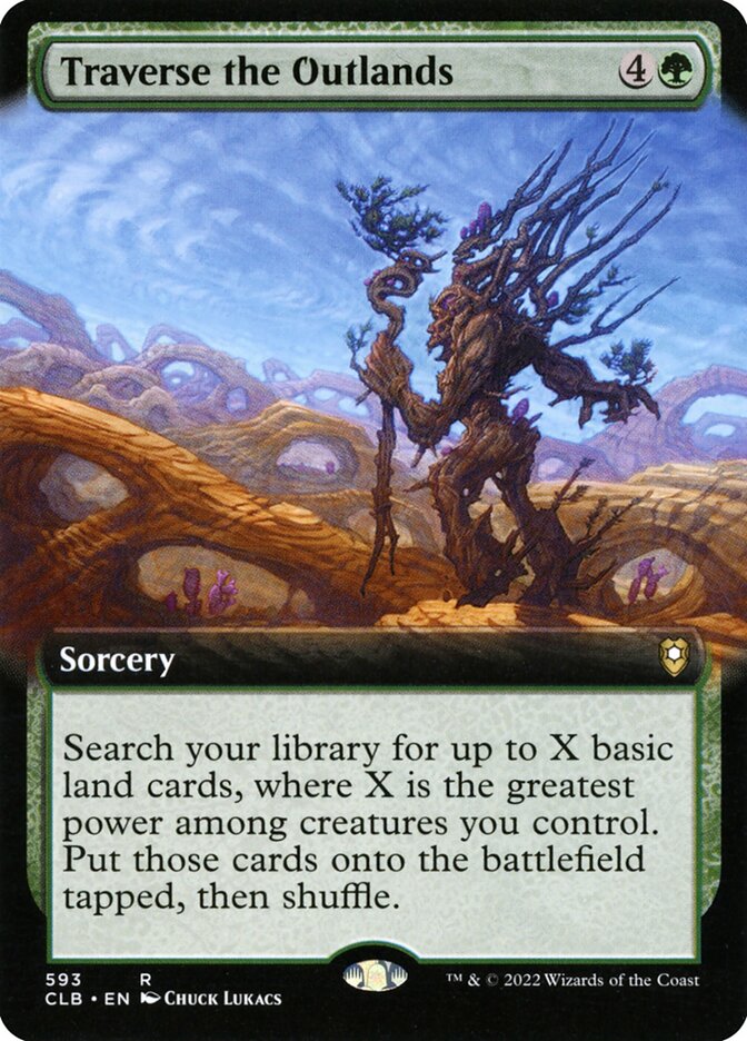 Traverse the Outlands - Extended Art - Foil