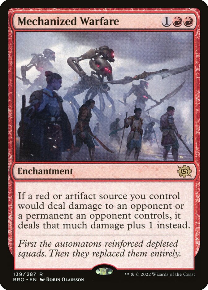 Mechanized Warfare - Foil
