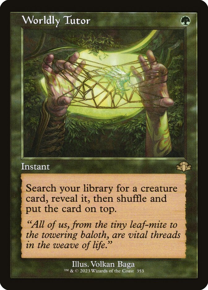 Worldly Tutor - Retro Frame