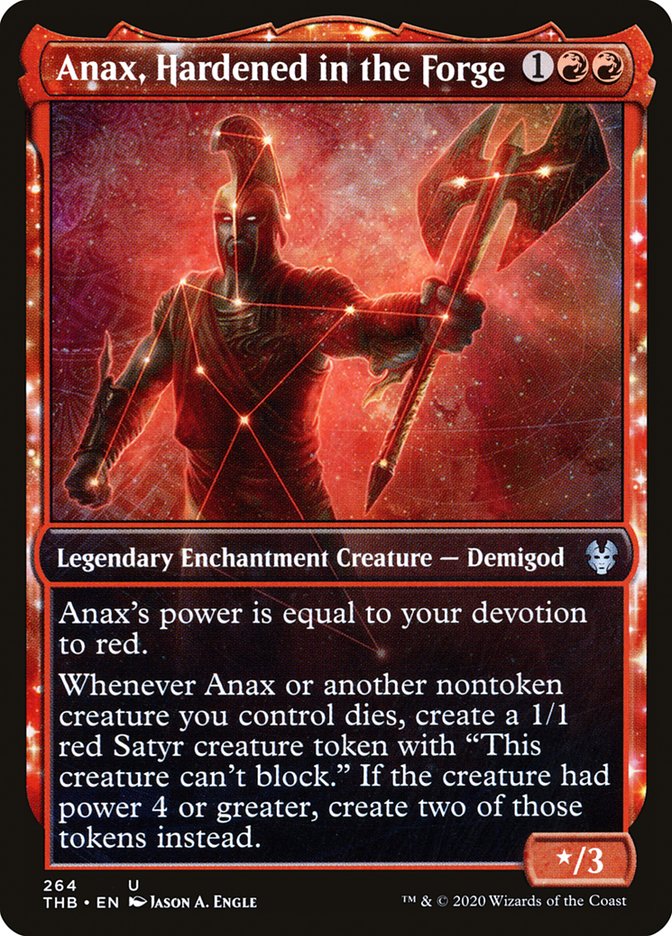 Anax, Hardened in the Forge - Showcase Nyx Touched - Foil