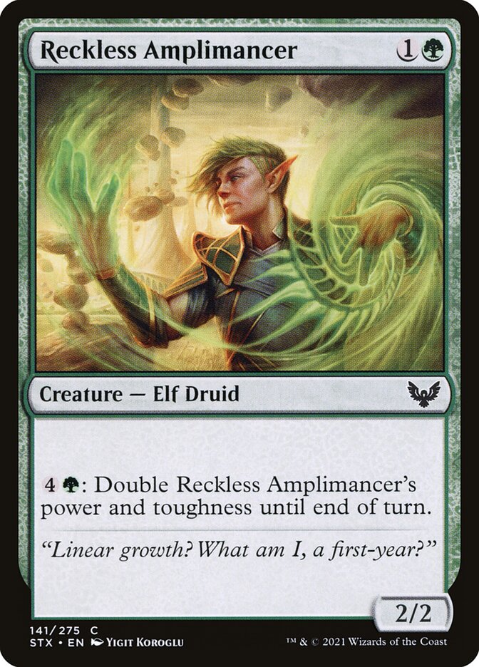 Reckless Amplimancer - Foil