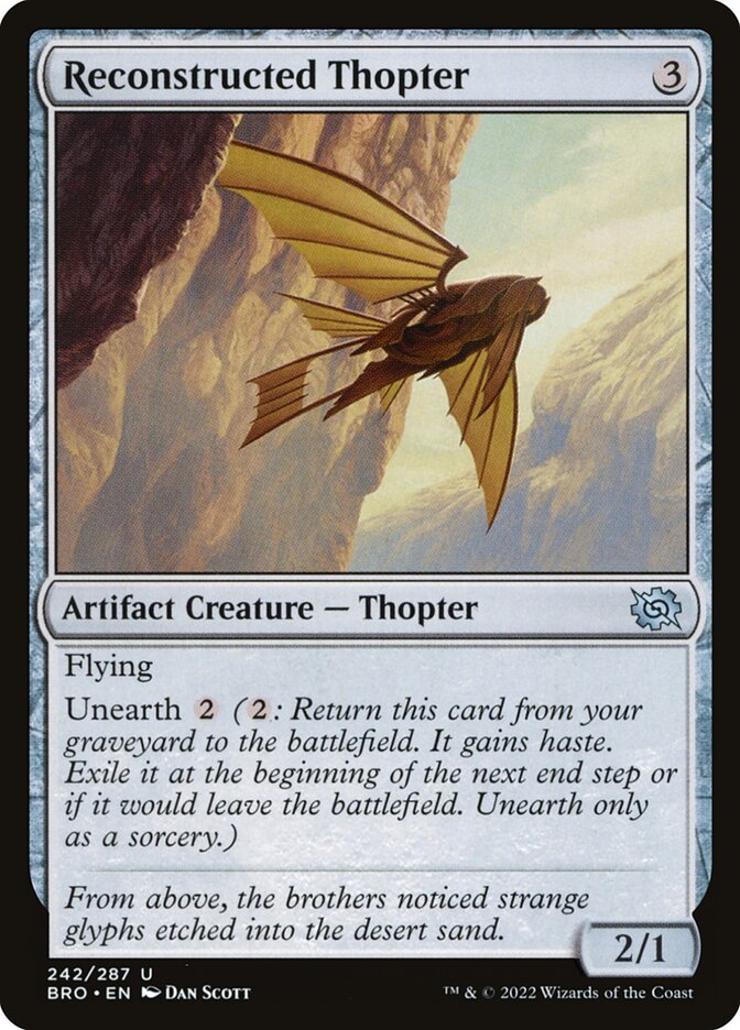 Reconstructed Thopter - Foil