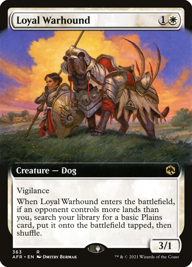 Loyal Warhound - Extended Art - Foil
