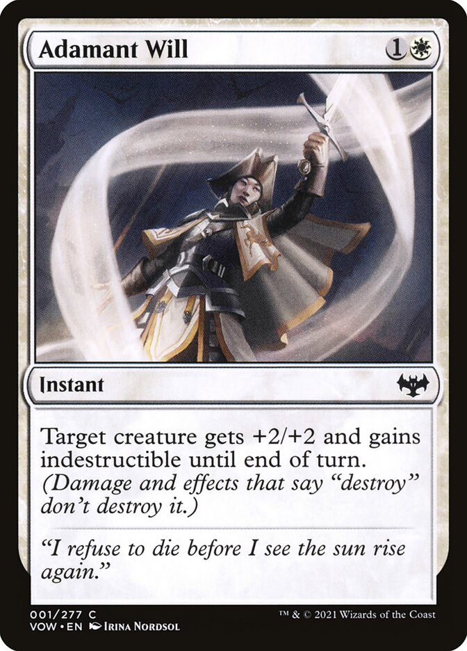 Adamant Will - Foil