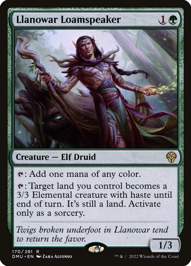 Llanowar Loamspeaker - Foil