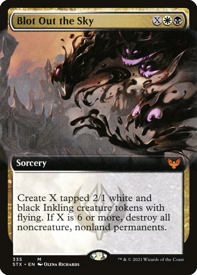Blot Out the Sky - Extended Art - Foil