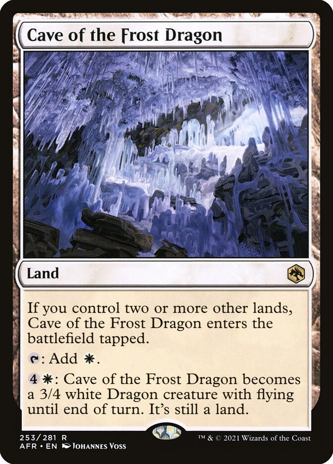 Cave of the Frost Dragon - Foil