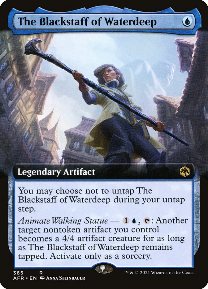 The Blackstaff of Waterdeep - Extended Art - Foil