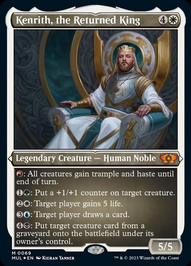 Kenrith, the Returned King - Etched - Foil